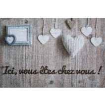 Tapis dallas ici vous etes chez vous 40x60cm