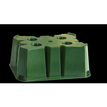 Socle pour récupérateur d'eau rond coloris vert 500 L