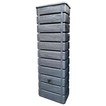 Récupérateur eau de pluie 300L Wood aspect bois anthracite - BELLI