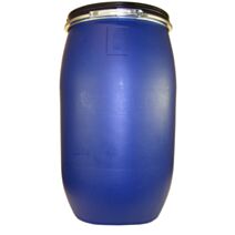 Fût ouverture totale 120L bleu