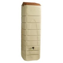 Récupérateur eau de pluie mural 650L beige - BELLI
