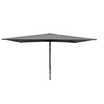 Parasol carré LEO 3x1,5m gris souris - COULEURS DU MONDE