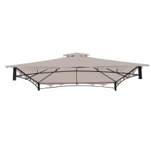Toile universelle pour tonnelle autoportante 3x4m COULEURS DU MONDE