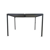 Pergola autoportante bioclimatique Maia aluminium 3x3m - COULEURS DU MONDE