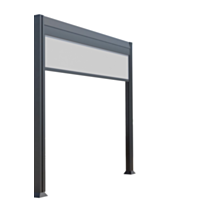 Brise-vue latéral de 3m pour pergolas autoportantes - COULEURS DU MONDE