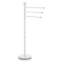 Porte Serviettes 3 branches Acier Blanc
