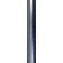 Tube fer forgé ⌀ 20 1,50 m - argent mat