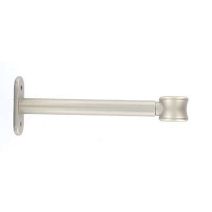 Lot de 2 supports simple ⌀ 20 150 mm - argent mat
