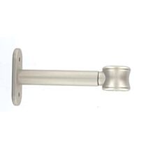 Lot de 2 supports simple ⌀ 20 90 mm - argent mat