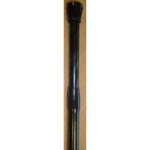 Tringle extensible entre-murs d22 70-120cm - noir et argent