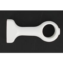 Lot de 2 supports courts ⌀ 28 - blanc