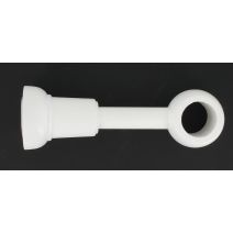 Support long reglable ⌀ 28 - blanc