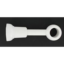 Support long reglable ⌀ 28 - blanc