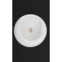 Lot de 2 supports muraux ⌀ 28 - blanc