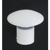 Lot de 2 embouts champignon ⌀ 20 - blanc mat