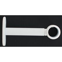 Lot de 2 supports simple ⌀ 20 90 mm - blanc mat