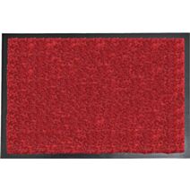 Tapis Baptiste polyamide/PVC rouge - 120 x 80