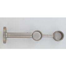 Support double extensible ⌀ 28 190 mm - argent mat