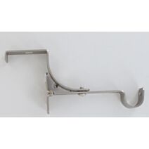 Support tringle pour caisson volet roulant ⌀ 20 - argent mat