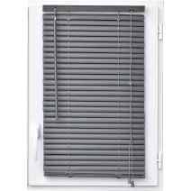 Store vénitien PVC 50x130cm gris anthracite - LUANCE
