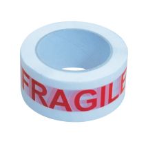 Rouleau adhésif imprimé fragile 48cmx100m
