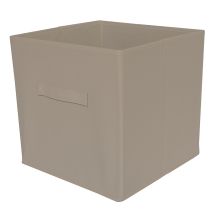 Panier pliable intisse beige