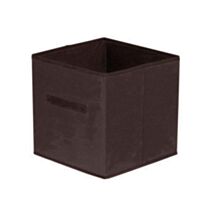 Panier intissé 31x31x31cm chocolat 