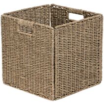 Bac de rangement pliable jonc de mer