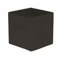 Bac de rangement intissé 31x31x31cm noir