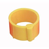 25 Bagues à clips Ø16mm Jaune - CHICK’A
