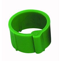 25 Bagues à clips Ø8mm Verte - CHICK’A