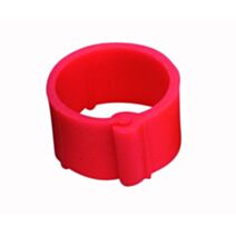25 Bagues à clips Ø16mm Rouge - CHICK’A