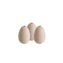 3 Œufs de poule factices en céramique - CHICK'A