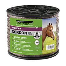 Cordon marron 5mm/200 m Paddock - BEAUMONT