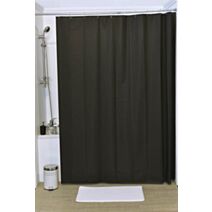 Rideau de douche Peva 180 x 200 cm noir - TENDANCE