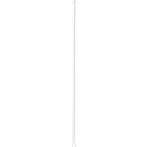 Barre de douche aluminium 135-250 cm - blanc