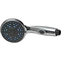 Douchette 4 fonctions anti-calcaire + stop eau chrome - TENDANCE