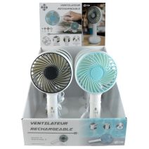 Mini ventilateur aqpro rechargeable usb