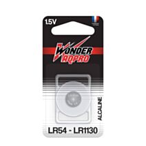 Pile Bouton Alcaline LR54 1,5V Wonder Type 189 / V10GA