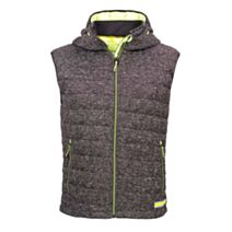 Gilet Teddy M noir/jaune fluo