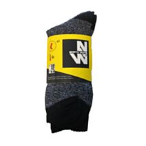 Chaussette Billy 43-46 noir/gris