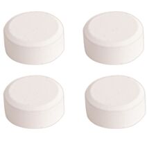 Fixation Miroir ronde blanche