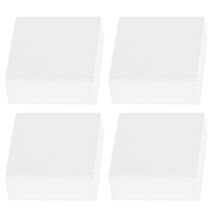 Fixation Miroir carré blanc