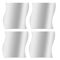 Miroir x4 mini swing 30x30cm