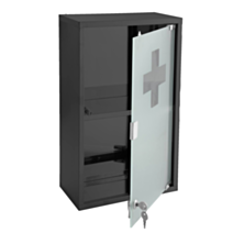 Armoire pharmacie Roma black 50x30x15cm - MP GLASS