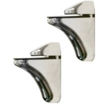 2 supports tablettes à pince