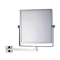 Miroir grossissant x3 chrome 20x20cm