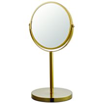 Miroir grossissant x3 Ø17cm sur pied doré - MP GLASS