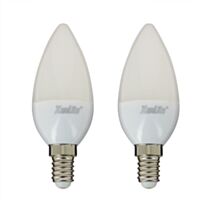 2 ampoules SMD E14 470lm 6W blanc neutre - XANLITE