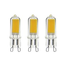 3 ampoules filament G9 200lm 2W blanc neutre - XANLITE